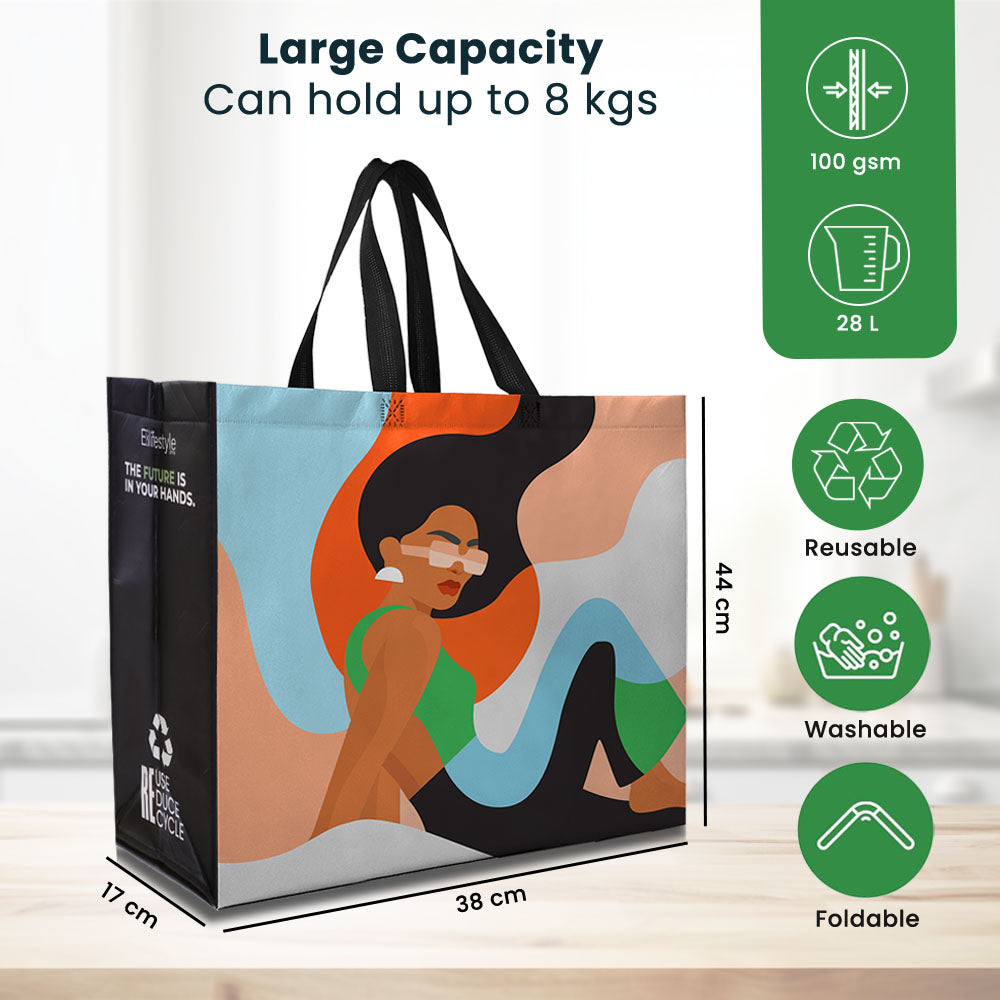 Bolso Shopper Laminado Reutilizable - Diseño Mascotas