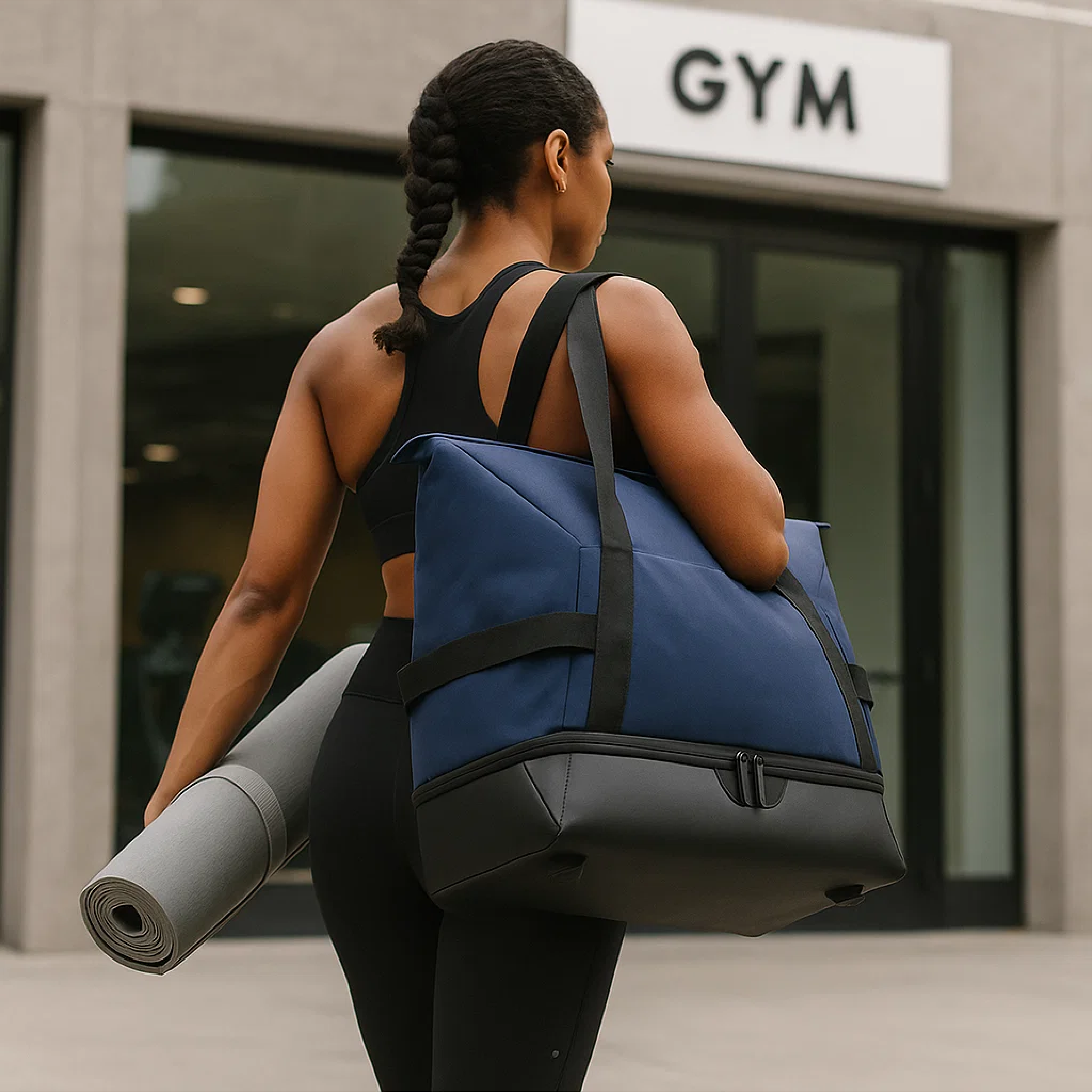 Double Decker Brandable Duffel Bag | 55L, Polyester
