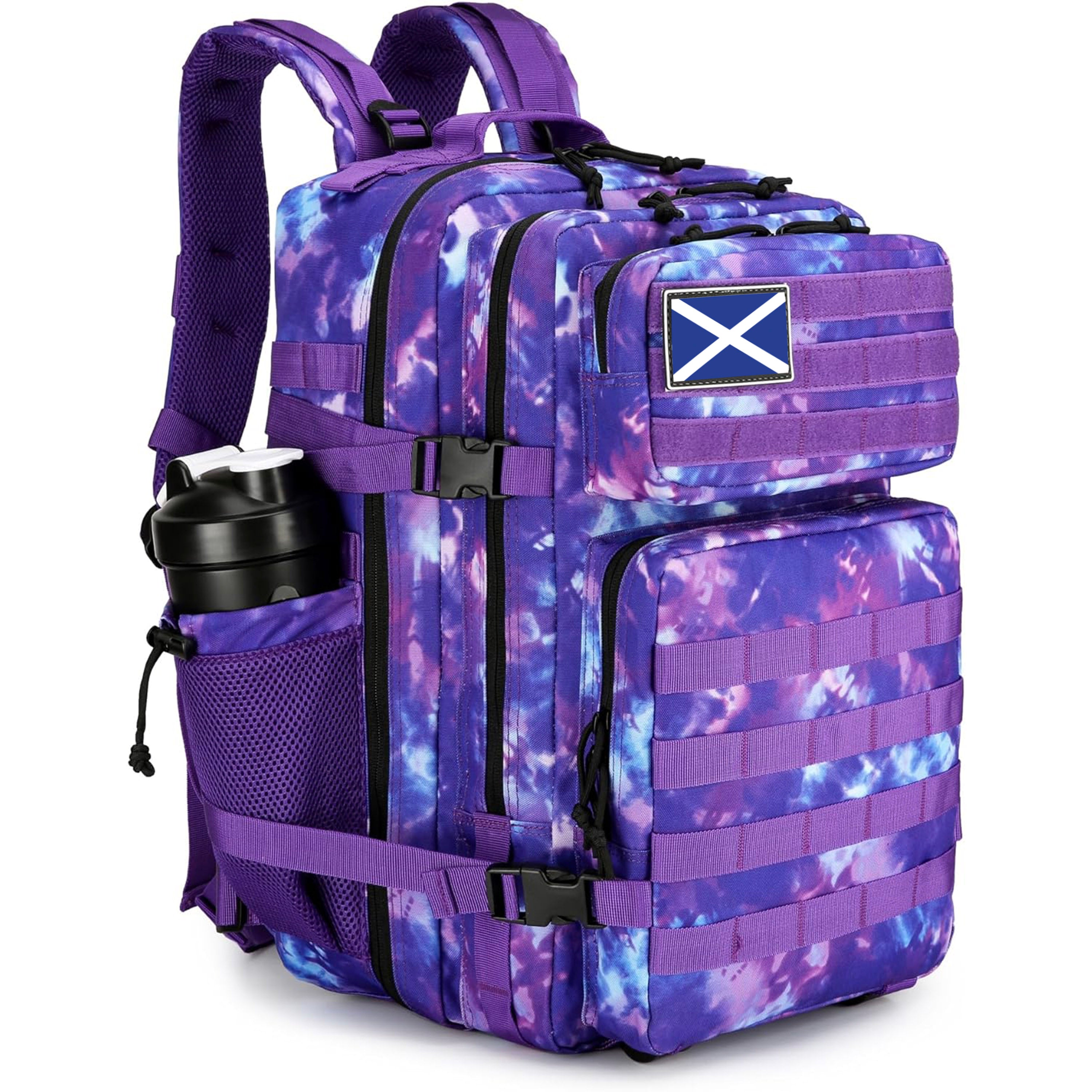 Tactical Water-Resistant Tie Die Backpack – 28L