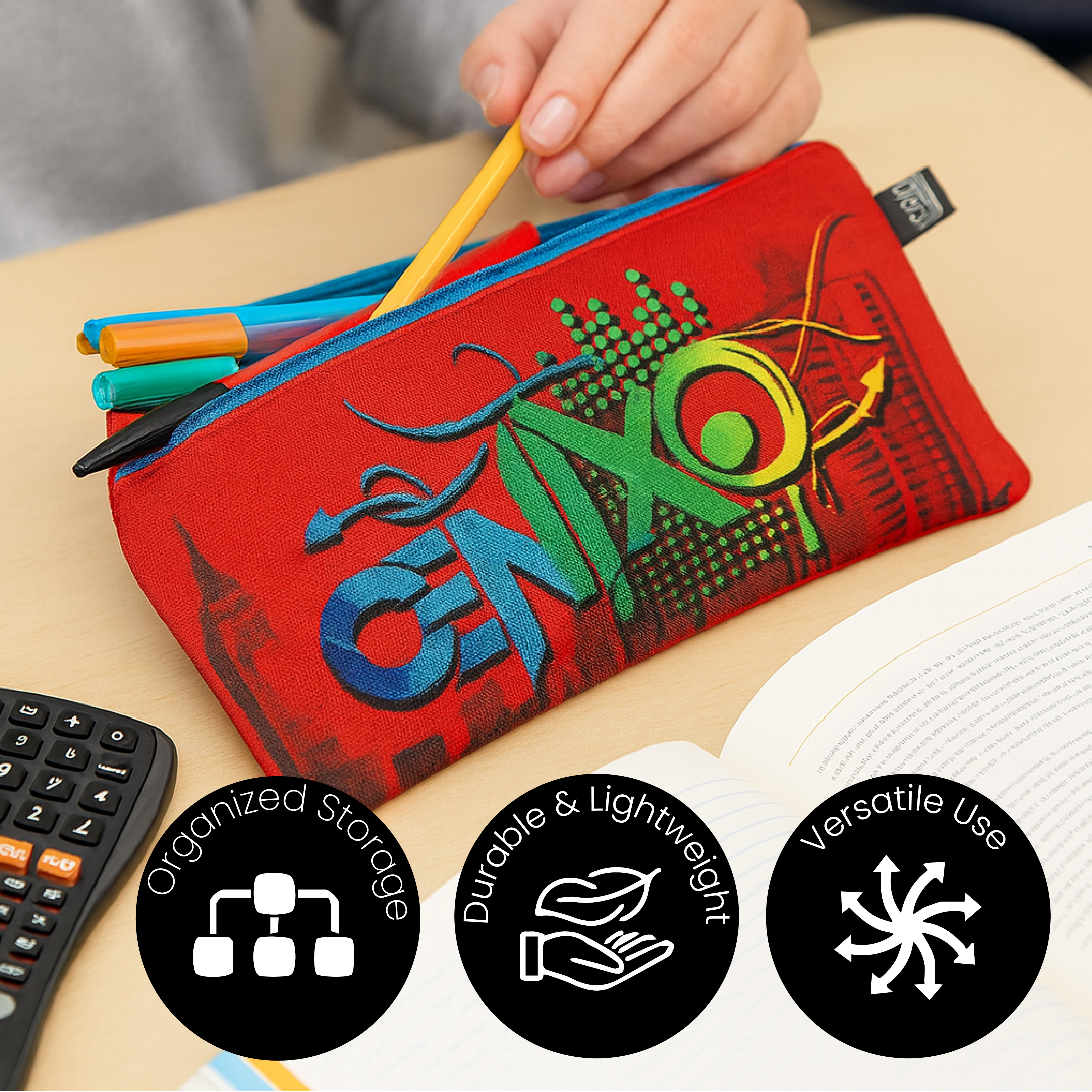 Estuche para lápices - 30 cm - Vuelta al cole