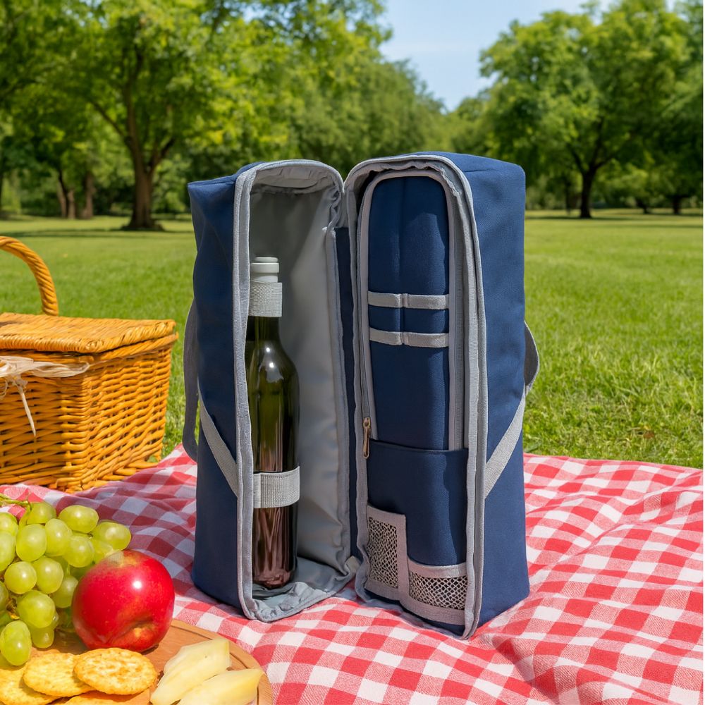 Adjustable Insulated Shoulder Wine Cooler Bag | 1.5L, 600D