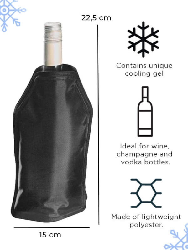 Wine ice cooler sleeve