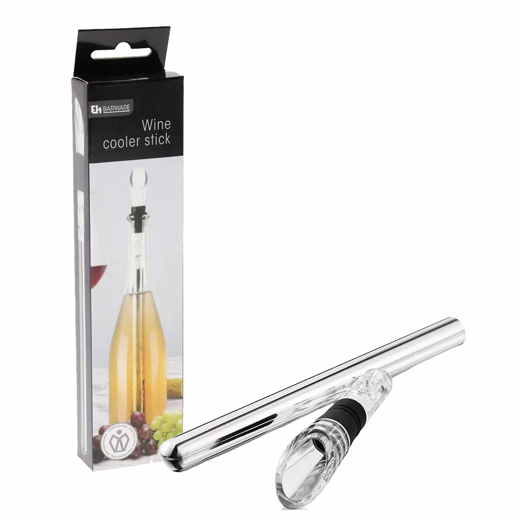 Premium Stainless Steel Wine Cooler Stick with Pour Spout