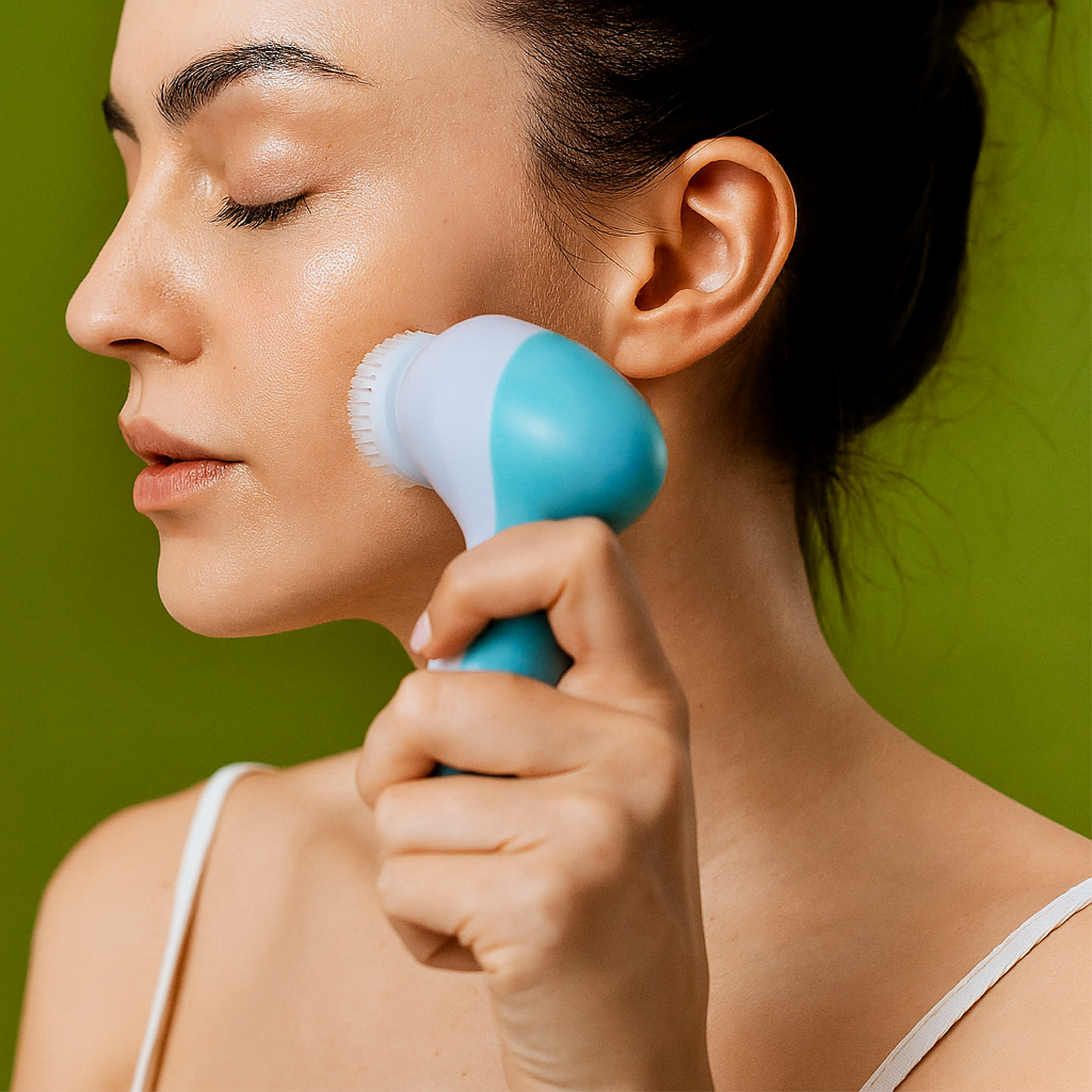 Juego de 5 cepillos de limpieza facial con pilas