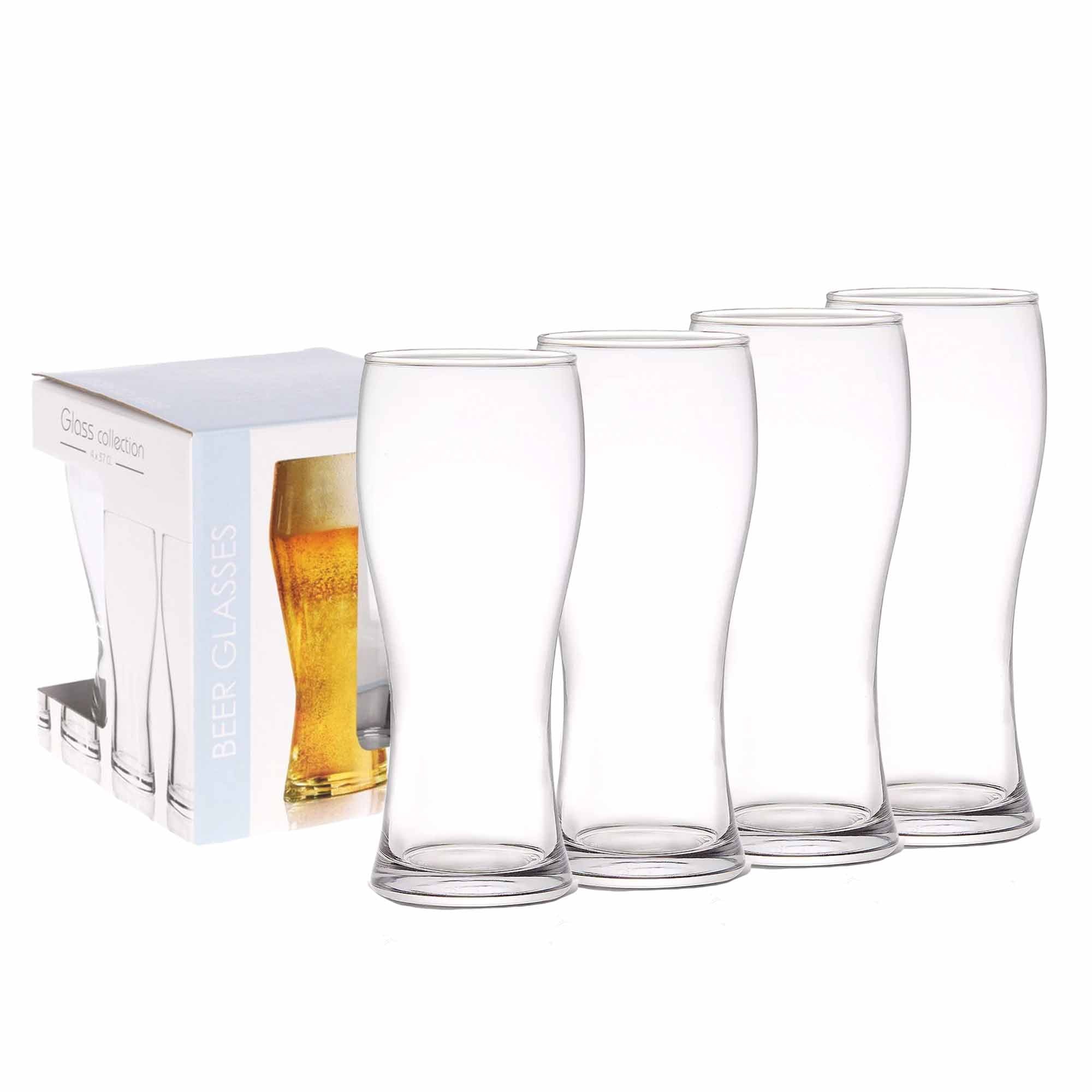 Beer Glasses - Set of 4 - 400ml - French Design