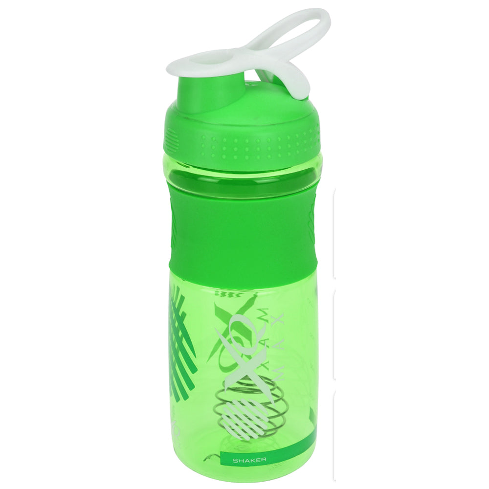 Sports Bottle With Shaker - Green
