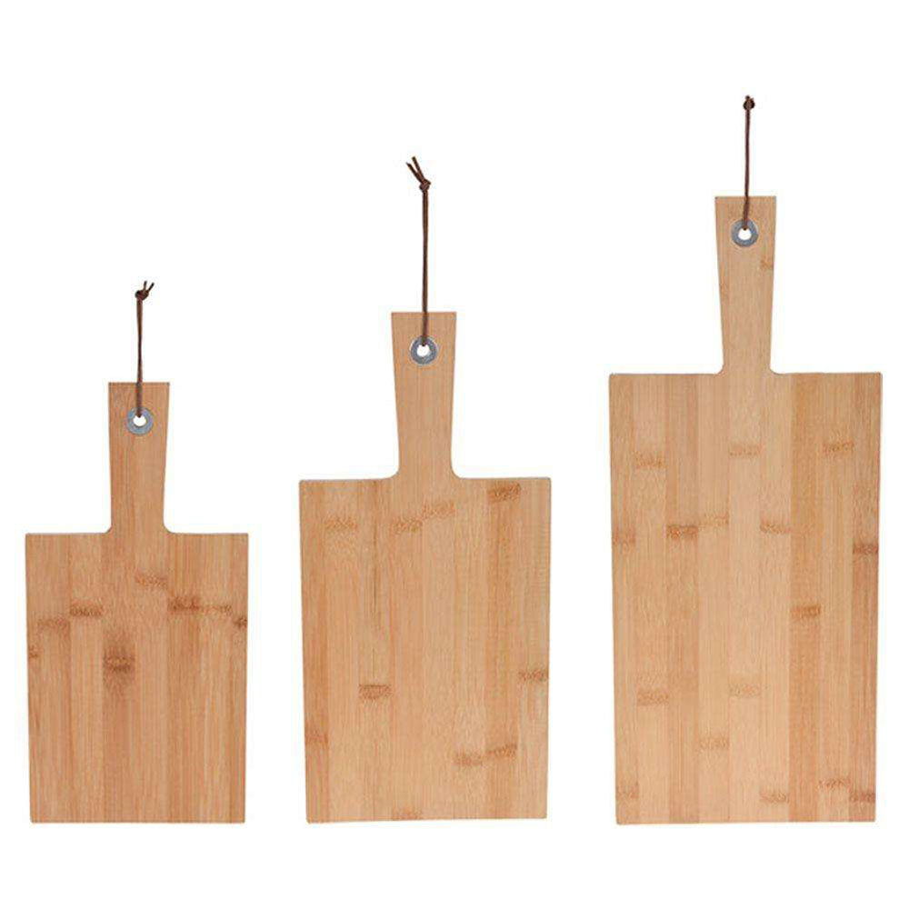 Planches à découper en bambou - 3 pièces - Écologique