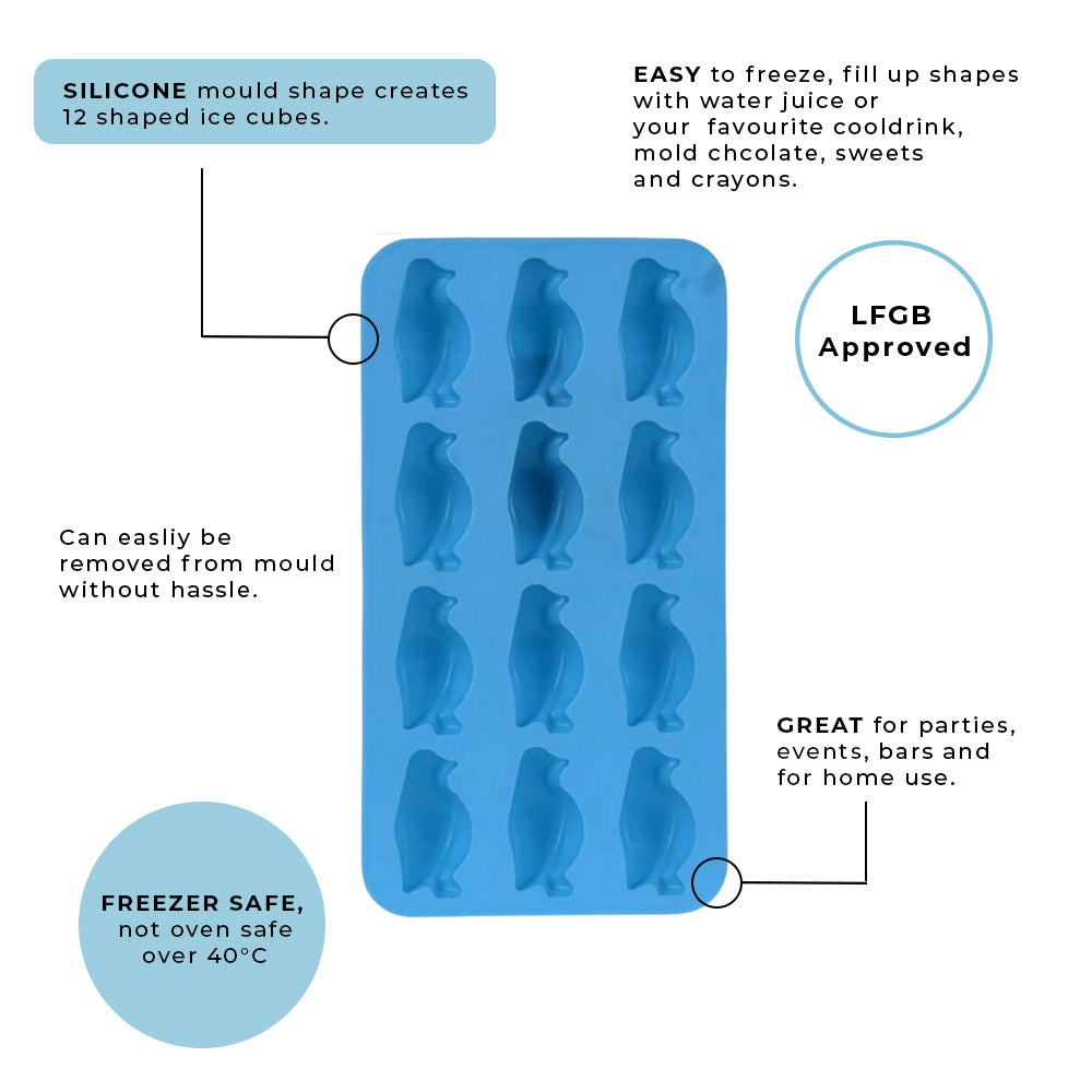 Bandeja para moldes para cubitos de hielo - Silicona - En diseños variados