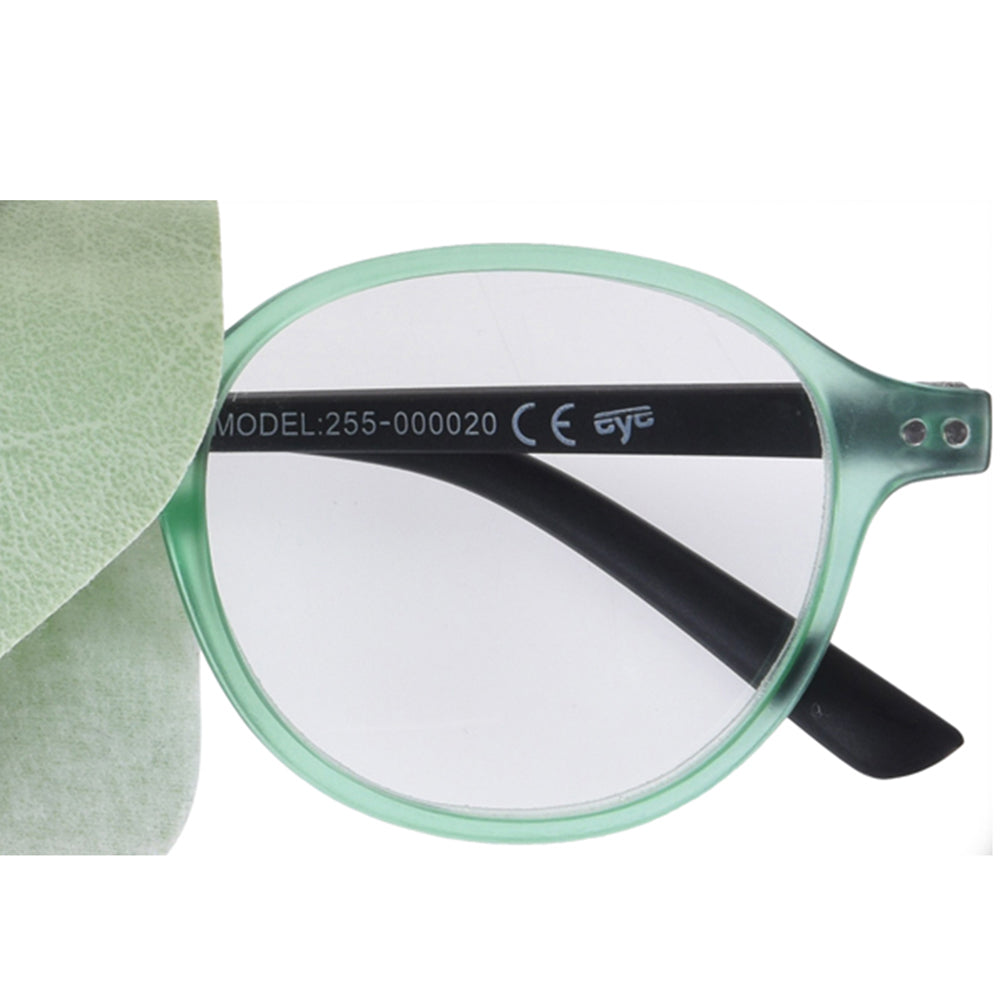 ROUND READING GLASSES IN POUCH