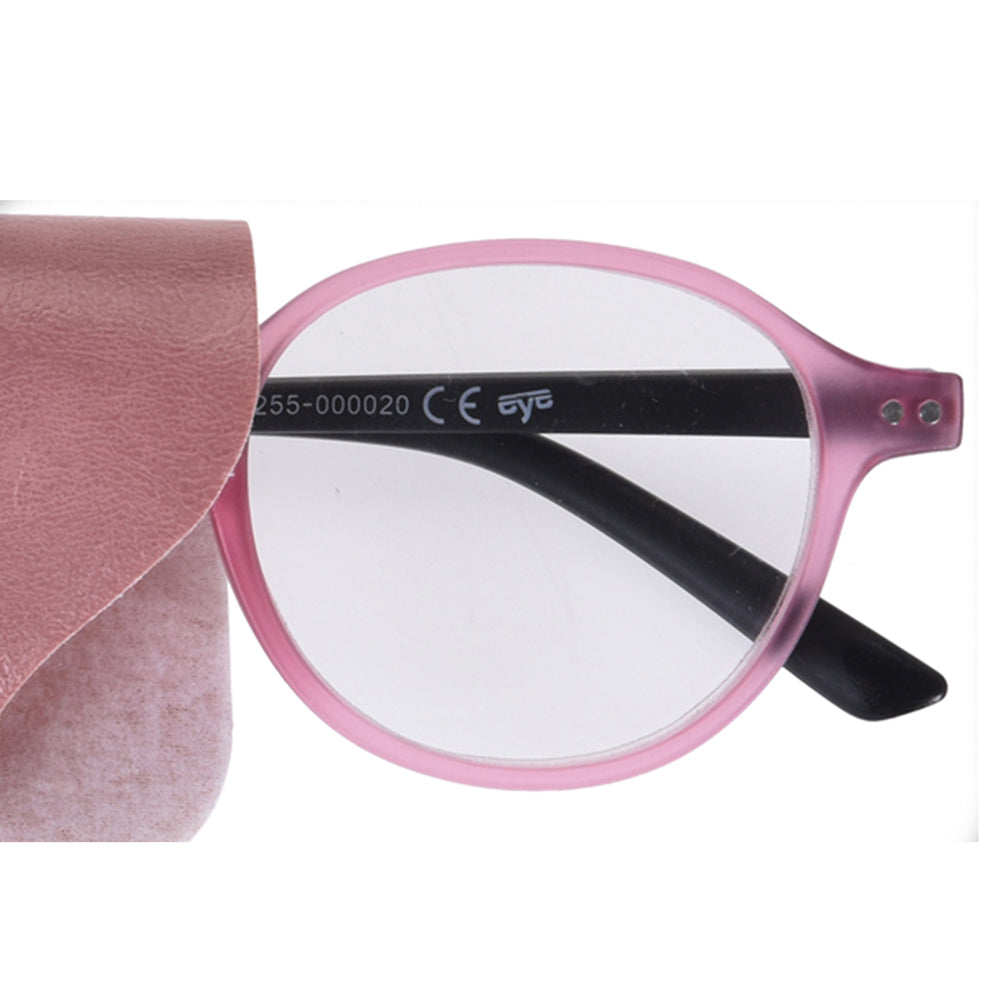ROUND READING GLASSES IN POUCH