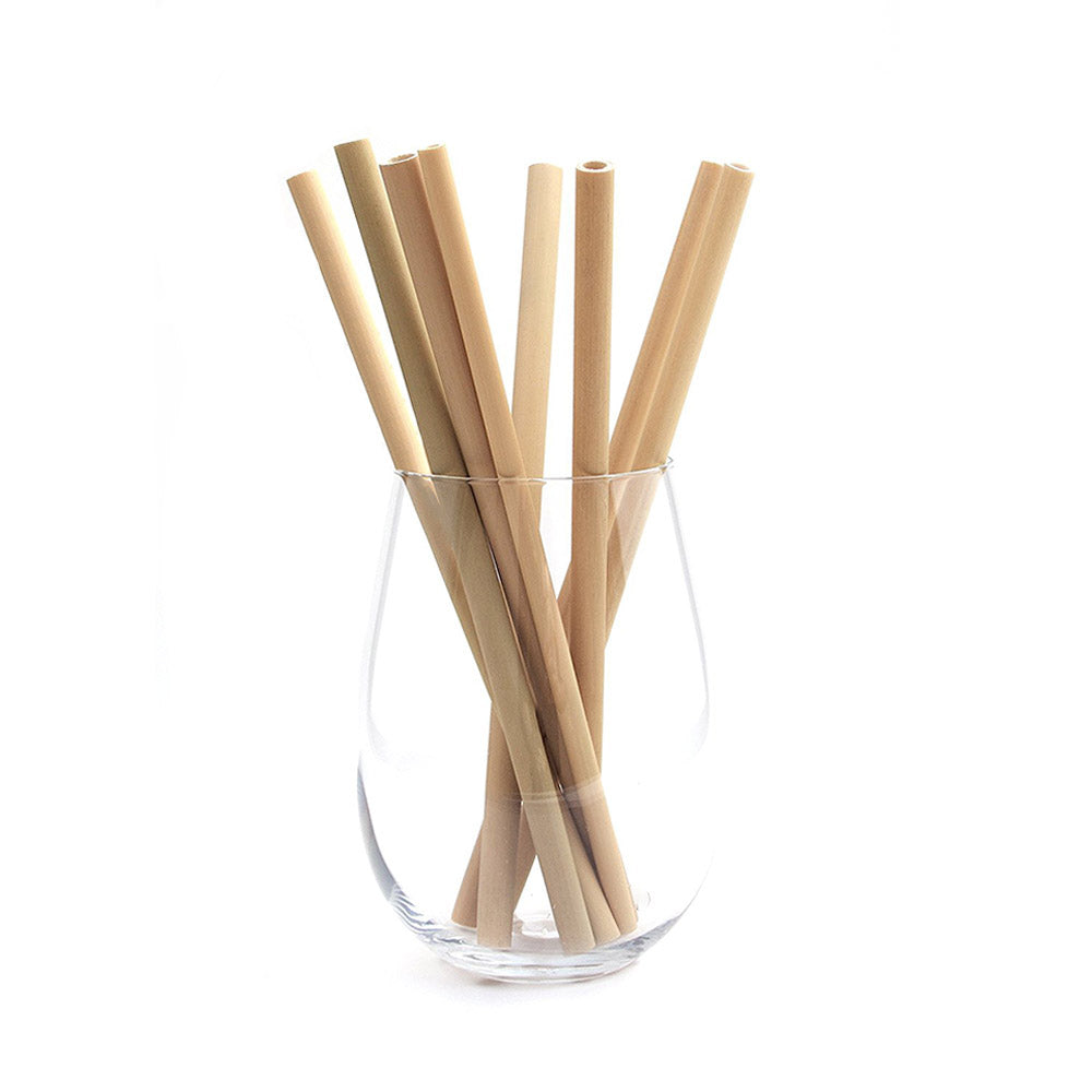 Wiederverwendbare Strohhalme aus Bambus – 20er-Set