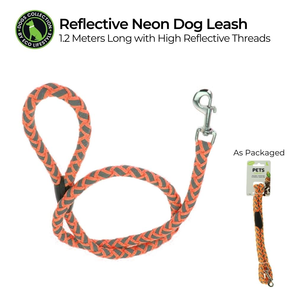 Dog Leash - Neon Reflective Colour - 1.2m