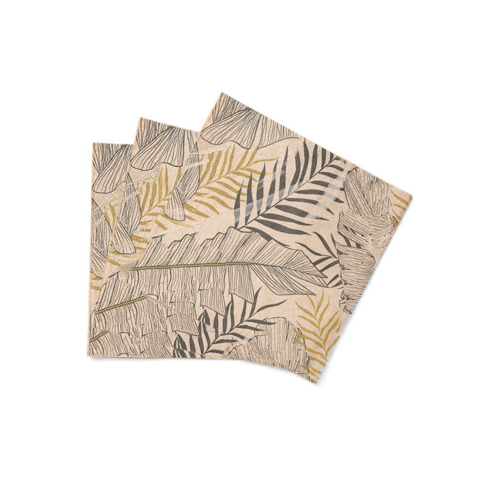 Paper Serviettes 3-Ply Recycled - 20 Pieces - Eco-Friendly