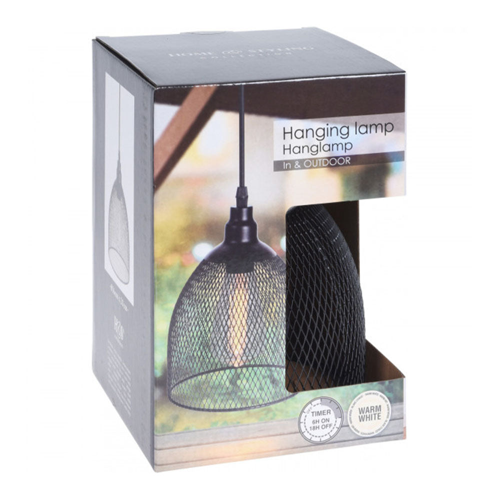 Hanging Lamp Warm White LED Light & Timer & Batteries - Loadshedding Light