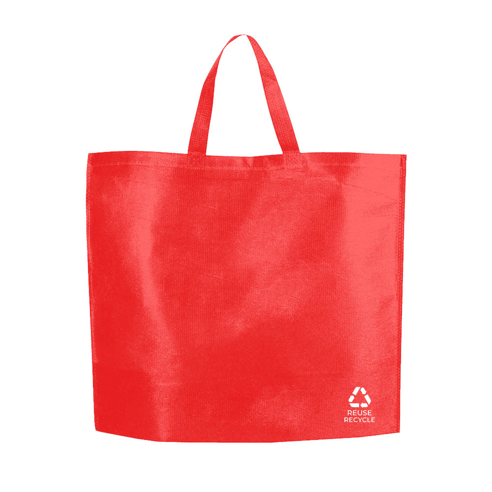 Wiederverwendbare Einkaufstasche – rotes Design
