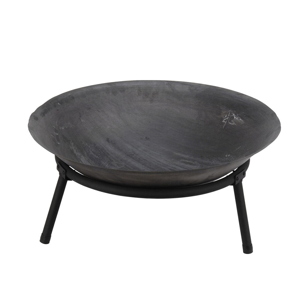 50cm Cast Iron self standing charcoal fire bowl pit. Great for outdoors with family and friends and roasting marshmallows over the fire. Ideal for open-air patios and gardens. Suitable for burning wood or charcoal. The bowl can be moved freely on or off the stand. The bowl has 2 hand-grips for easy carrying. C83000020 - Bags Direct wholesale online shop