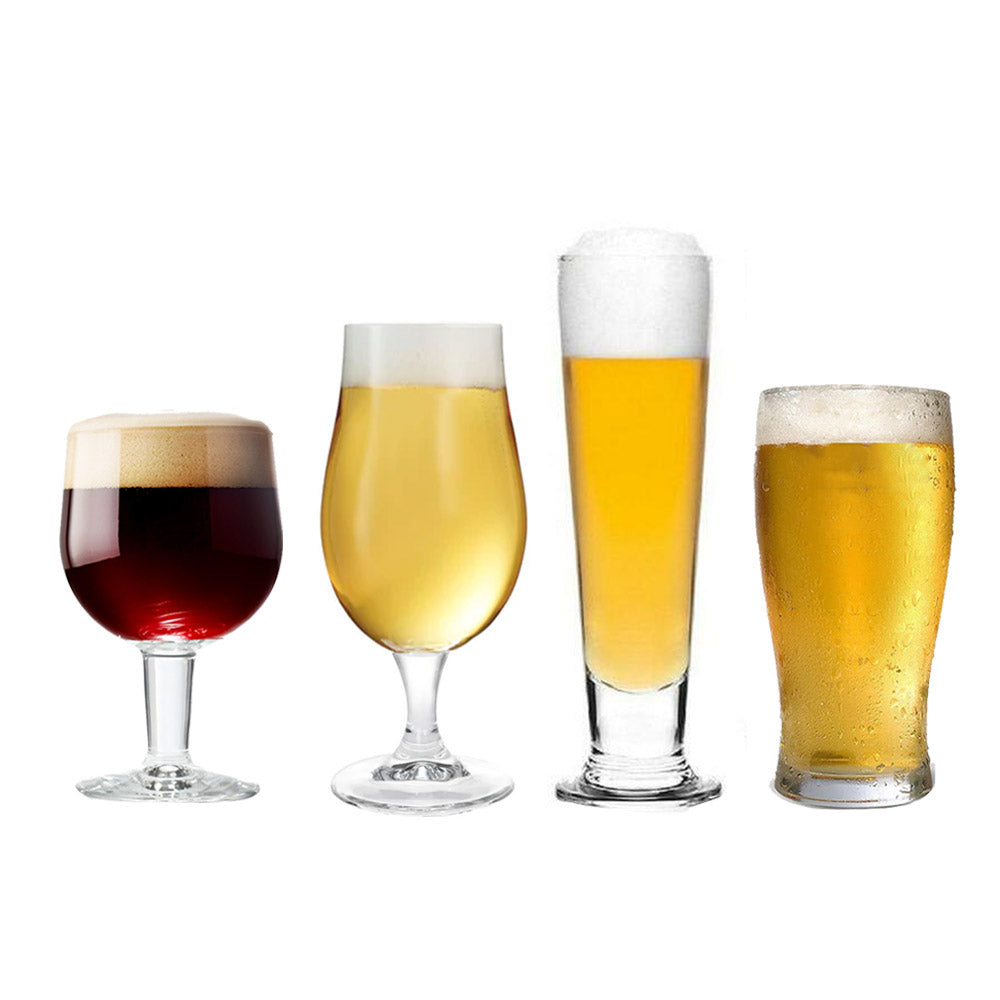 Bierglas-Set mit 4 Stück – handwerkliches Design