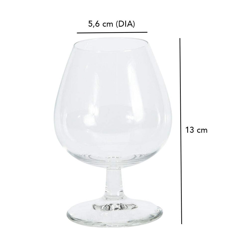 Vasos para beber coñac - Juego de 4 piezas - 350 ml