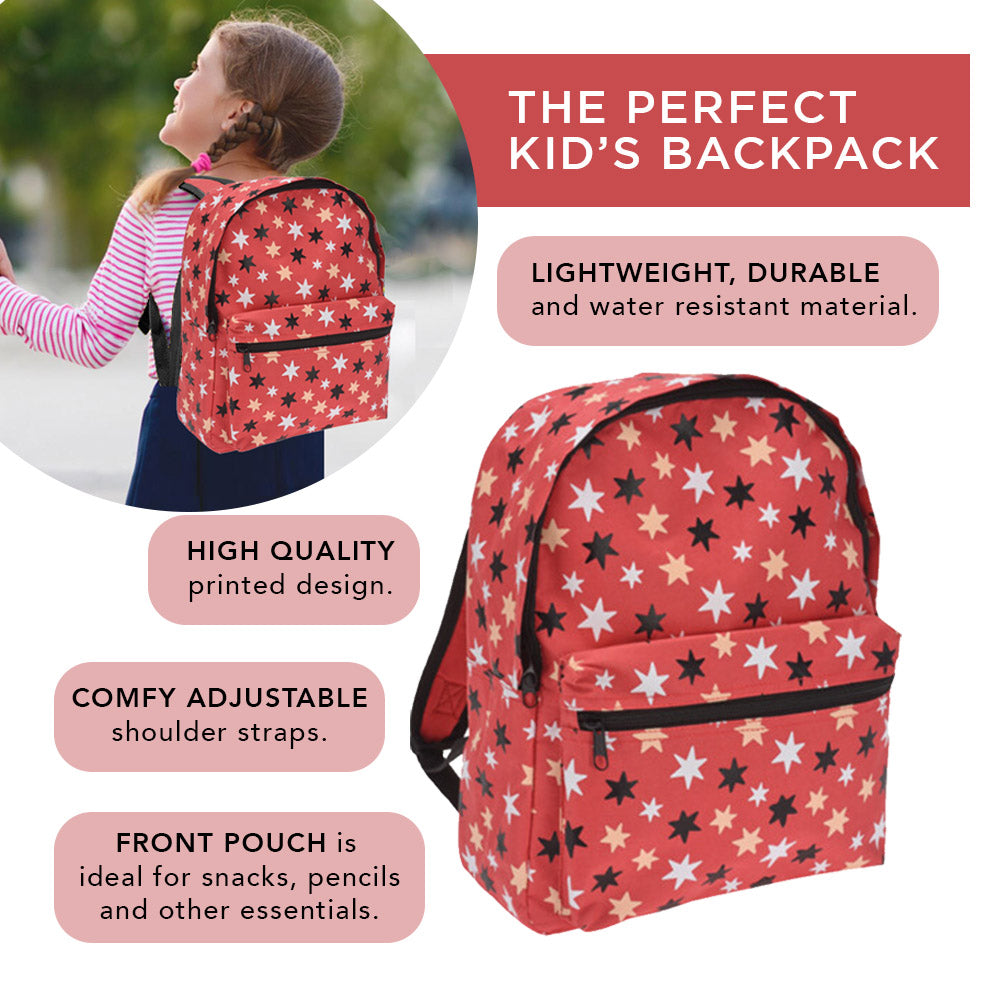 Kids Backpack Summer Vibes Design - Red Star Design