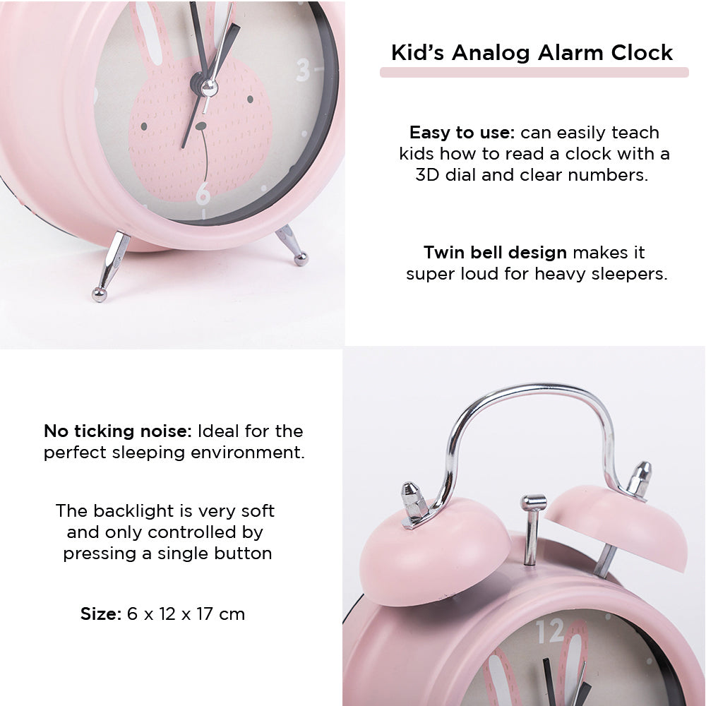 Reloj despertador infantil - Diseño animal