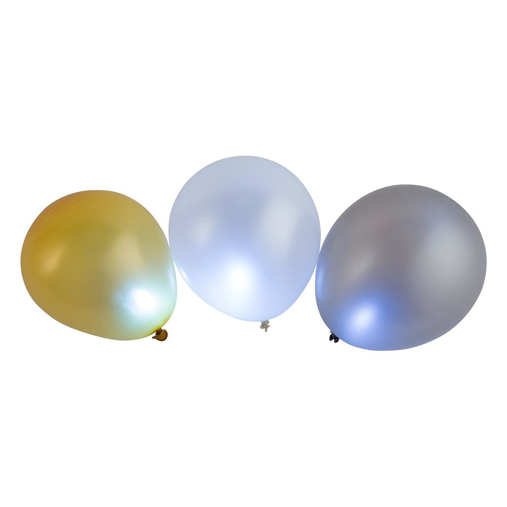 Luftballons mit LED-Licht – 3er-Set