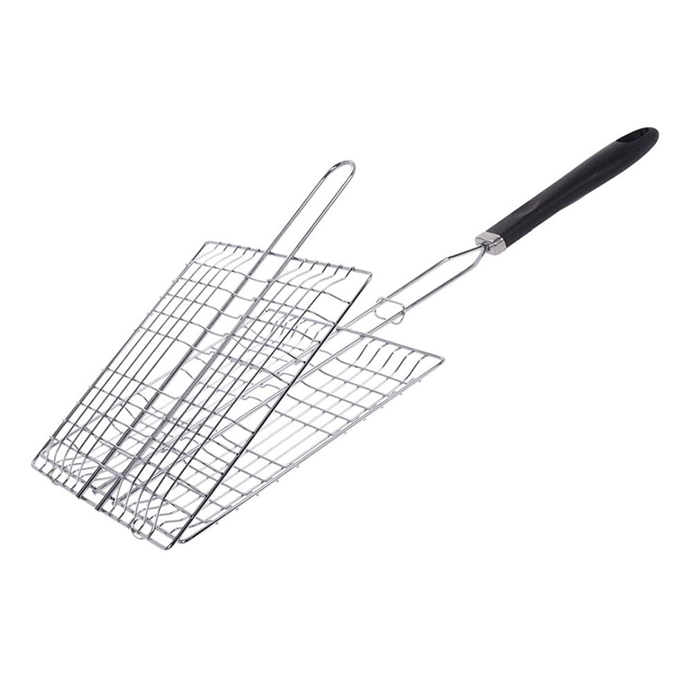 Hamburger Grid with Handle for Braai - Stainless Steel