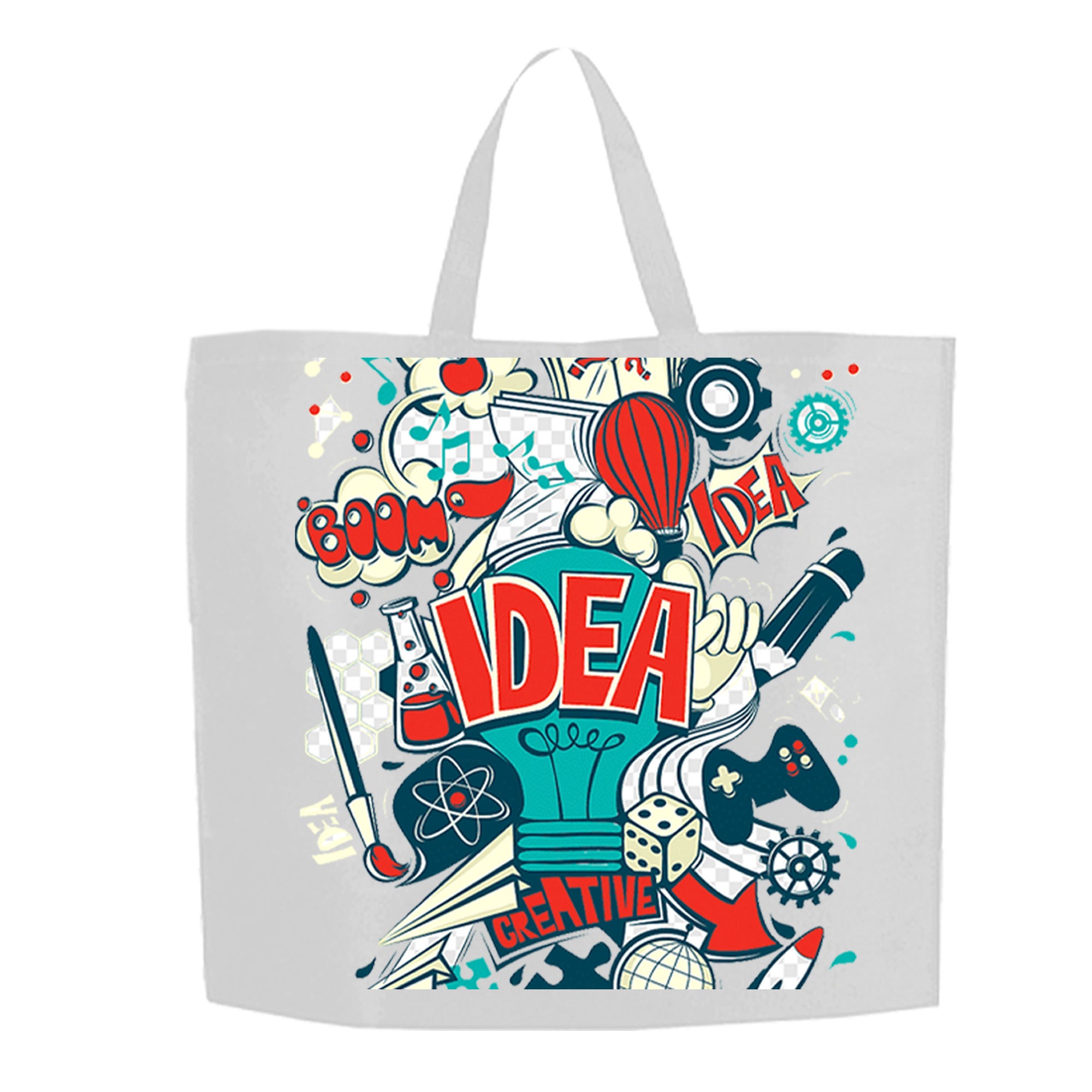Reusable Non-Woven Shopper Bag - Creative Design