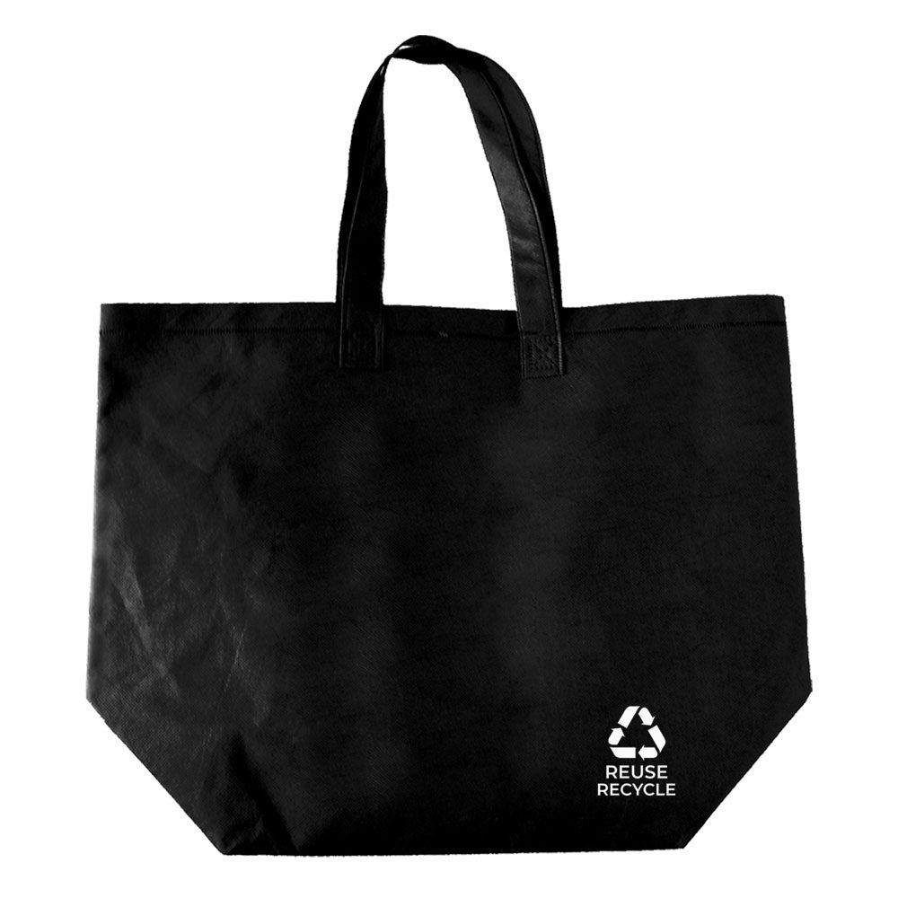 Wiederverwendbare Einkaufstasche – schwarzes Design