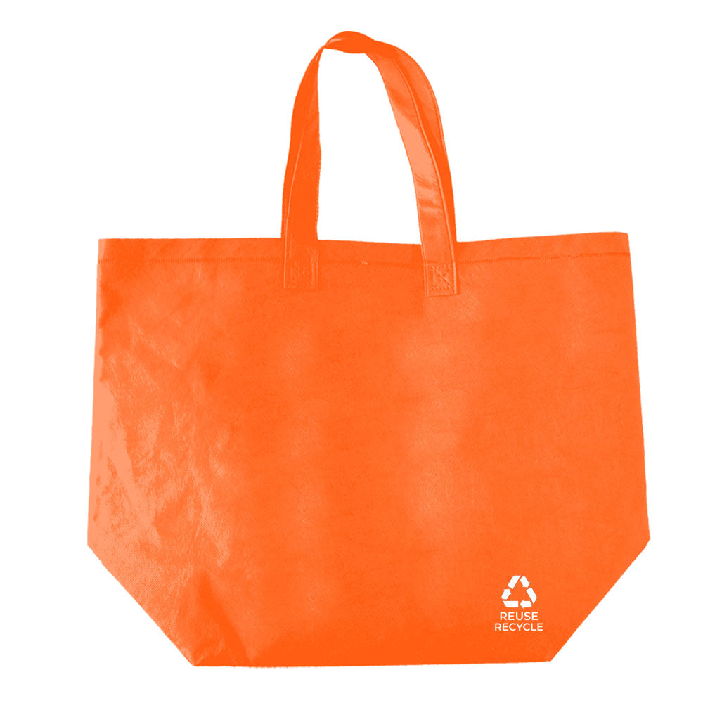 Wiederverwendbare Einkaufstasche – Orangefarbenes Design