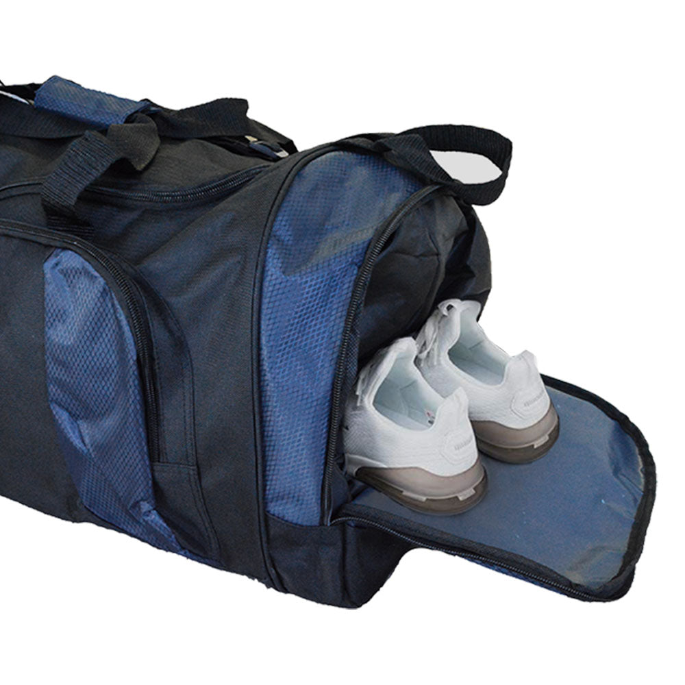 Designer Sports Duffel Bag - Black Design