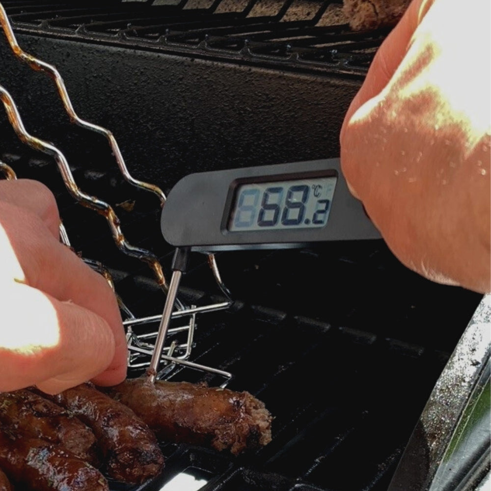 Lebensmittelthermometer mit digitalem LCD-Bildschirm 50 °C bis 200 °C 