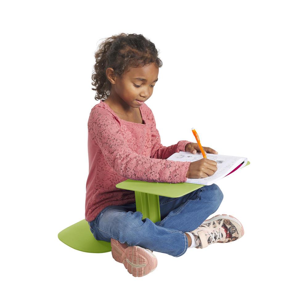 Bags Direct - Portable Flexible Laptop Desk with Seat and Slot Hole - DN-K-26 - Child primary student writing in book on laptop desk