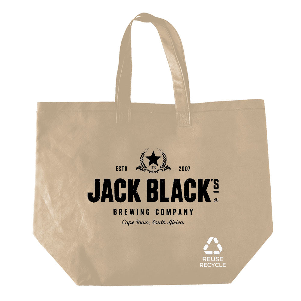 Reusable Shopper Bag - Oatmeal Design